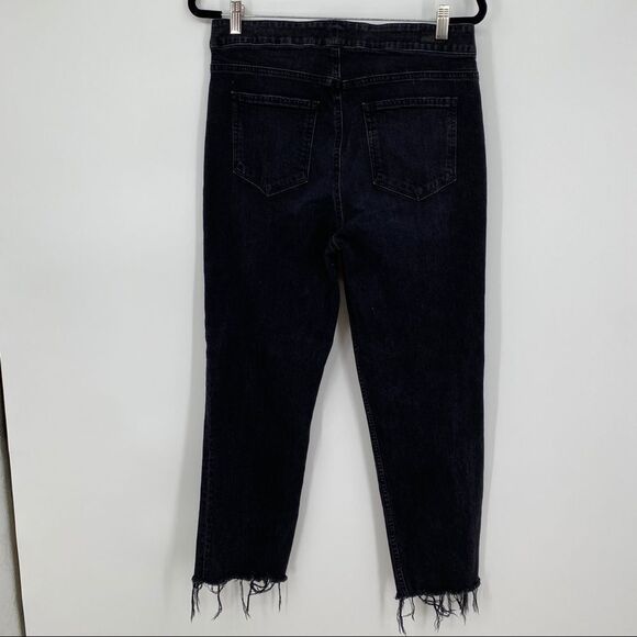 Paige Margot Straight Tie Waist Raw Hem Jeans 31 - Picture 8 of 11